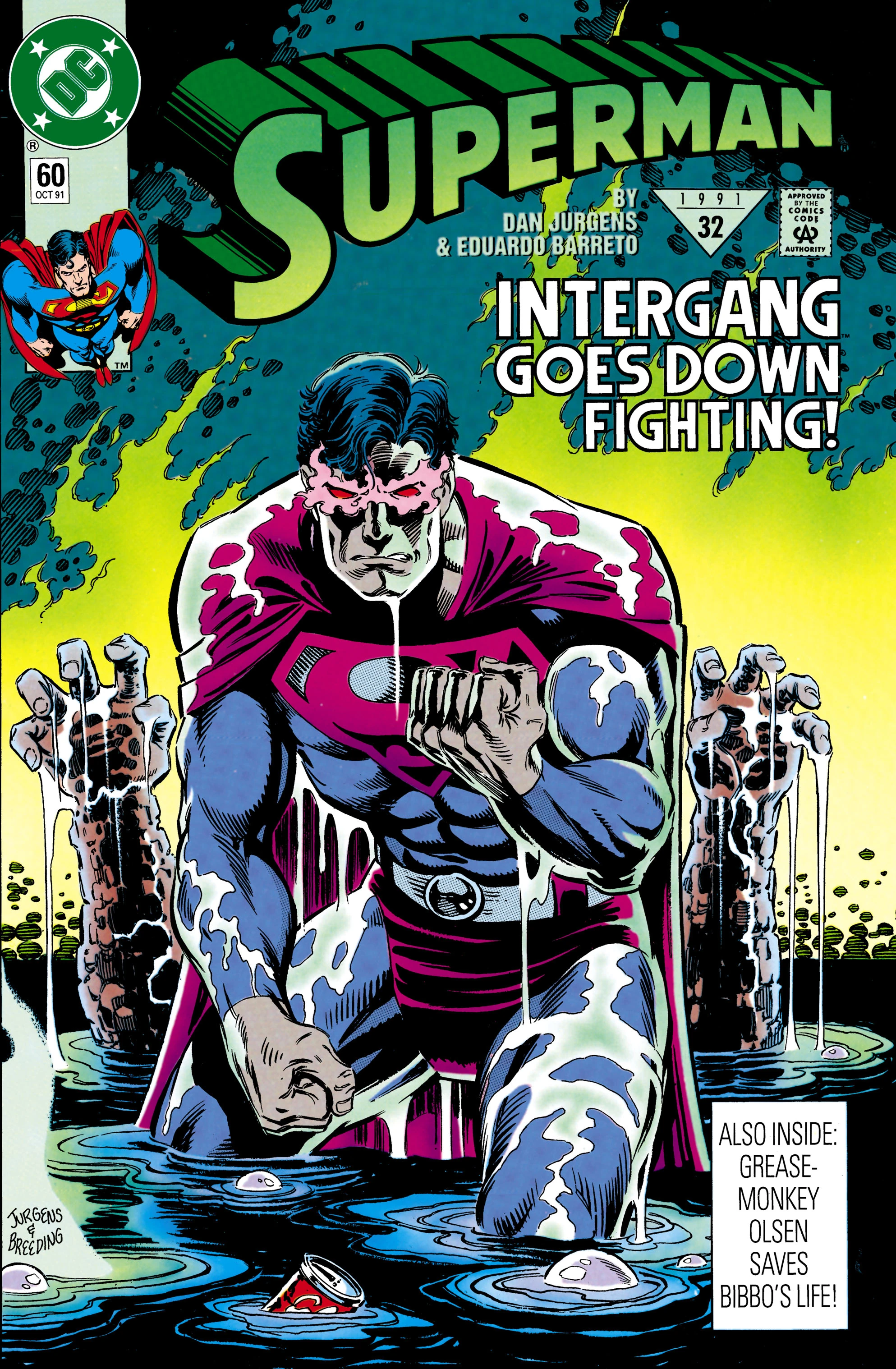 Superman #60 (DC, 1991 — Cover A) cover